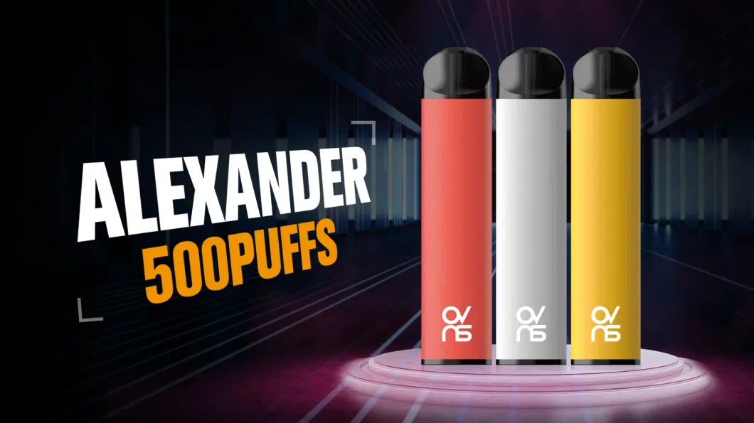 Tpd Approved Ovns Alexander Disposable Vape Pen Menthol Blueberry Ice E CIGS E-Cigarette Pod Kit Fruit Flavour E-Liquid Puff Bar Disposable Vape