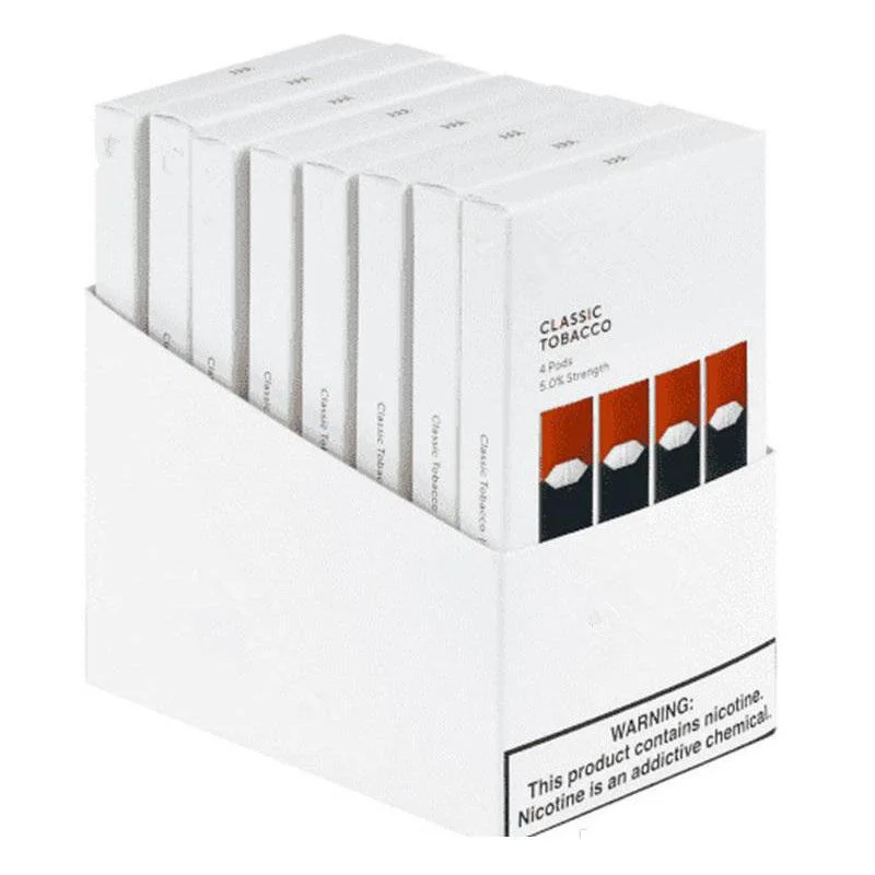 Factory Direct Jull Pod 4 Pack 2% Starter Kit 18mg Pods Disposable Electronic Cigarette Pen Type Electronic Cigarette Refill Vapes