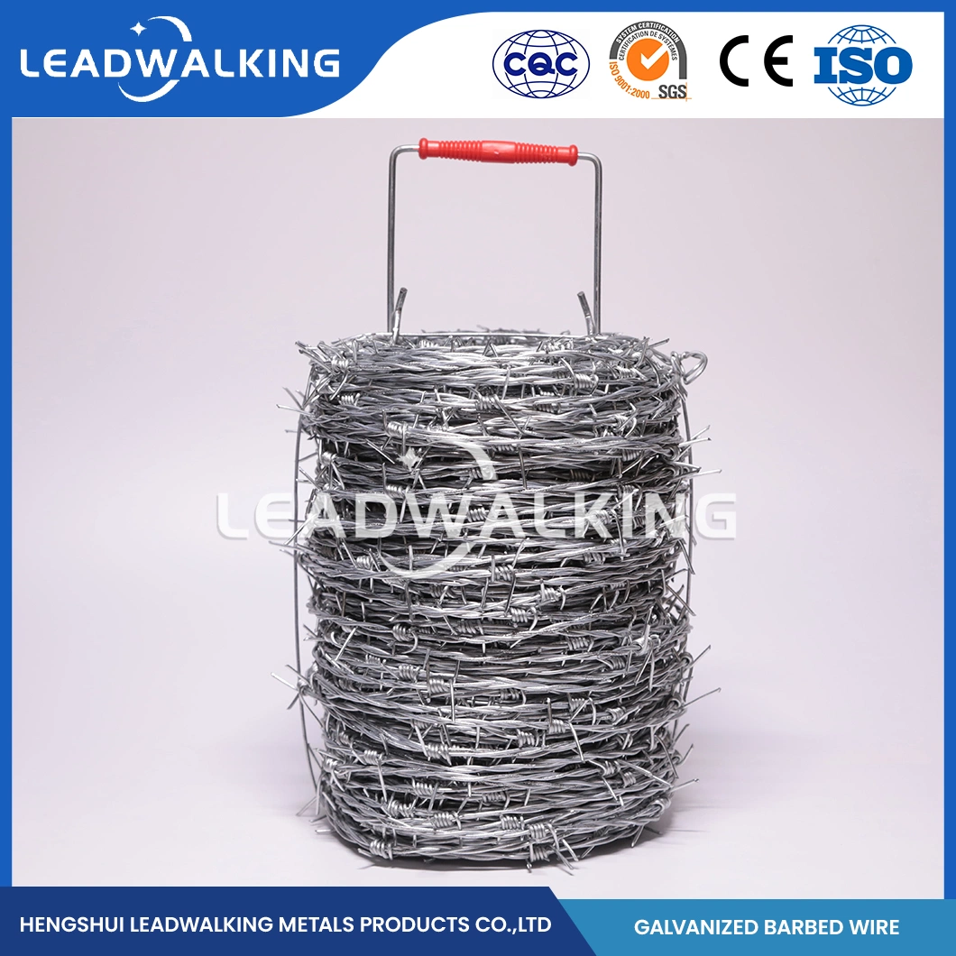 Leadwalking Steel Barbed Wire Fence Wire Manufacturers Sample Available Twist Barbed Wire China Beautiful Galvanized Barbed Wire Coil