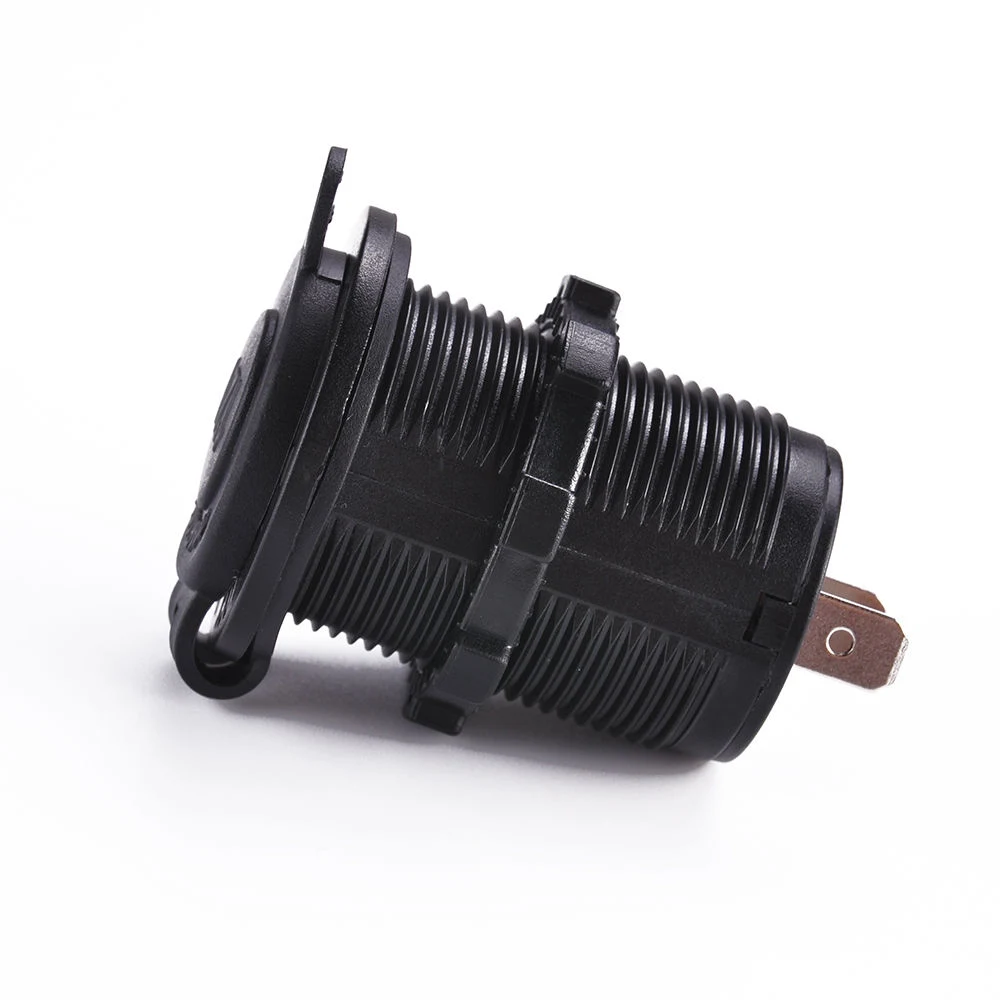 12V-24V Waterproof Power Socket Cigarette Lighter Socket Power Plug Outlet for Car Motorcycle Boat