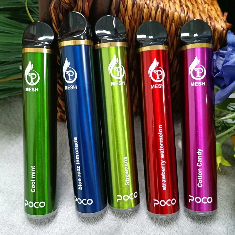 OEM Package/Logopoco Mesh Vape Pen Mesh Coil Disposable Vape with 950 Vape Battery 8 Flavors