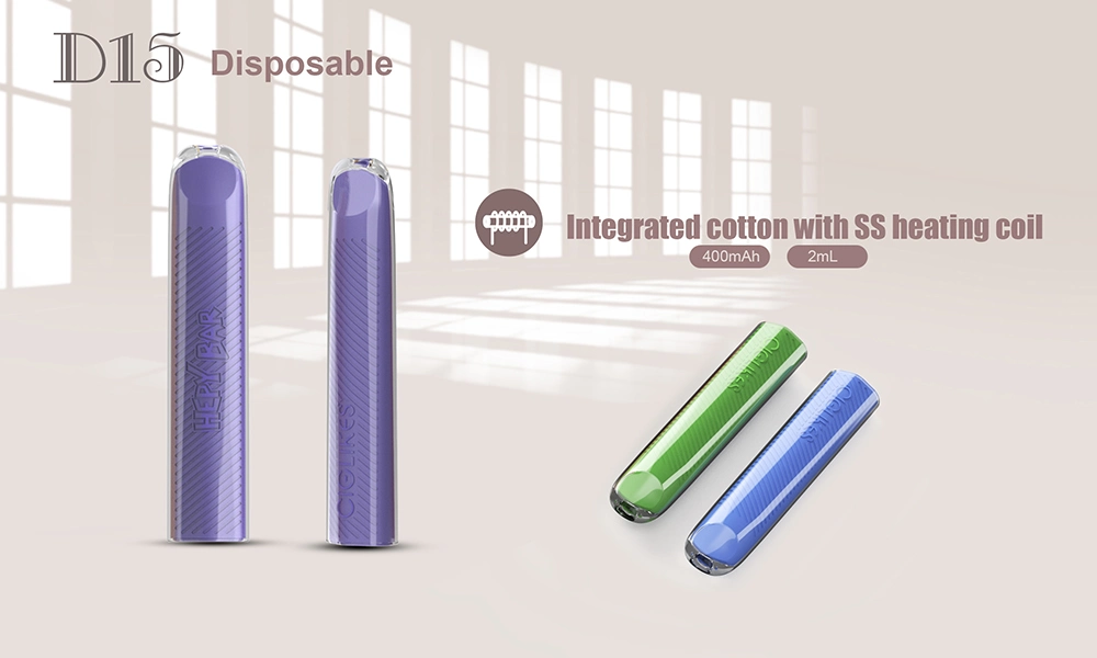 China Hot Popular Pen Style Disposable Vaporizer High Volume Hepy Bar 500+ Puffs Heating Stick Sirius Disposable Vape