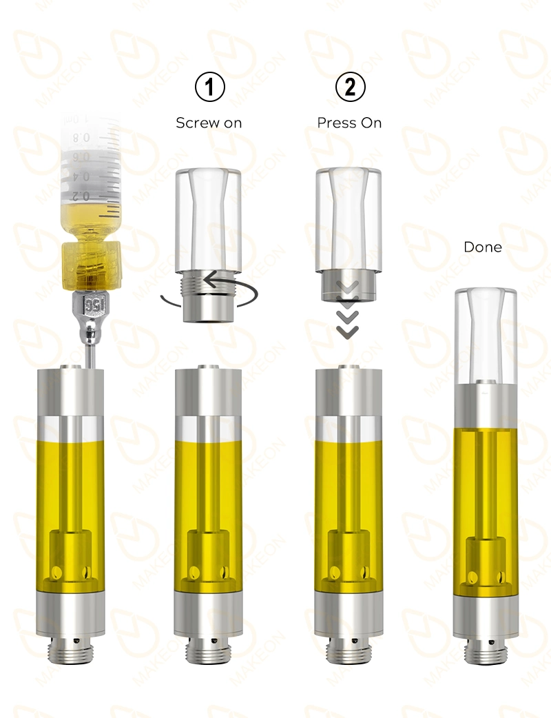 Customized 510 Thread G5 Atomizer Press/Screw on Tip Glass Ceramic Carts