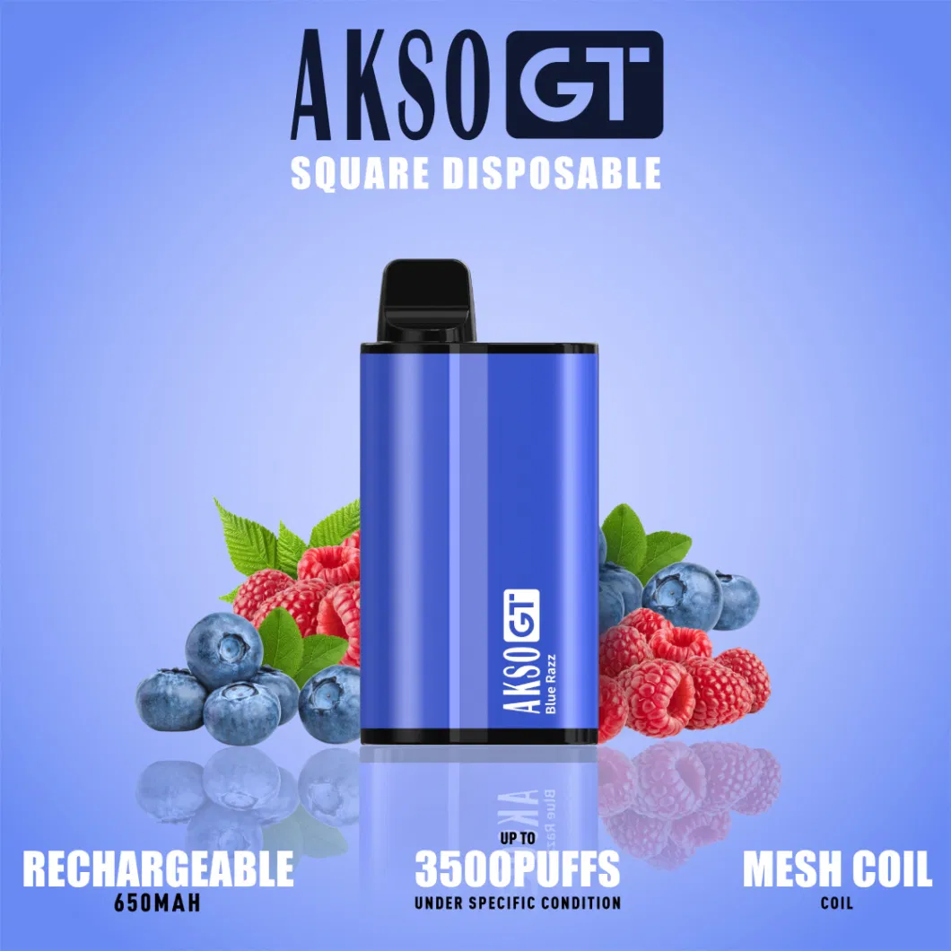 Hottest Akso Gt 3500 Puffs Wholesale Disposable Vape Pen E-Cigarette Starter Kits