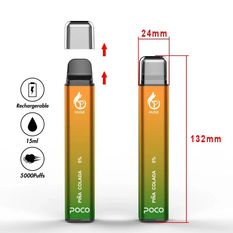 Poco 50000 Puffs Vape Bar 15ml Mesh Coil Disposable E Cigarette Disposable Vape Wholesale Price