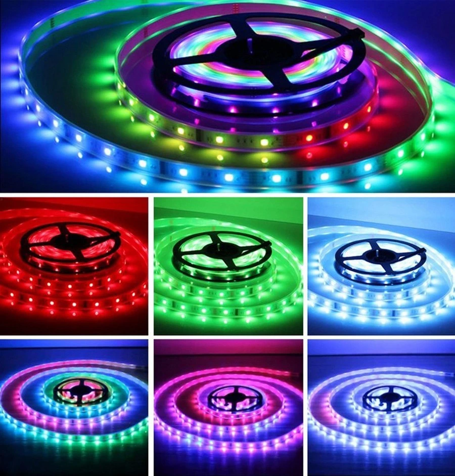 5V 5050 SMD Ws2801IC 30 LEDs RGB IP65 Waterproof LED Strip