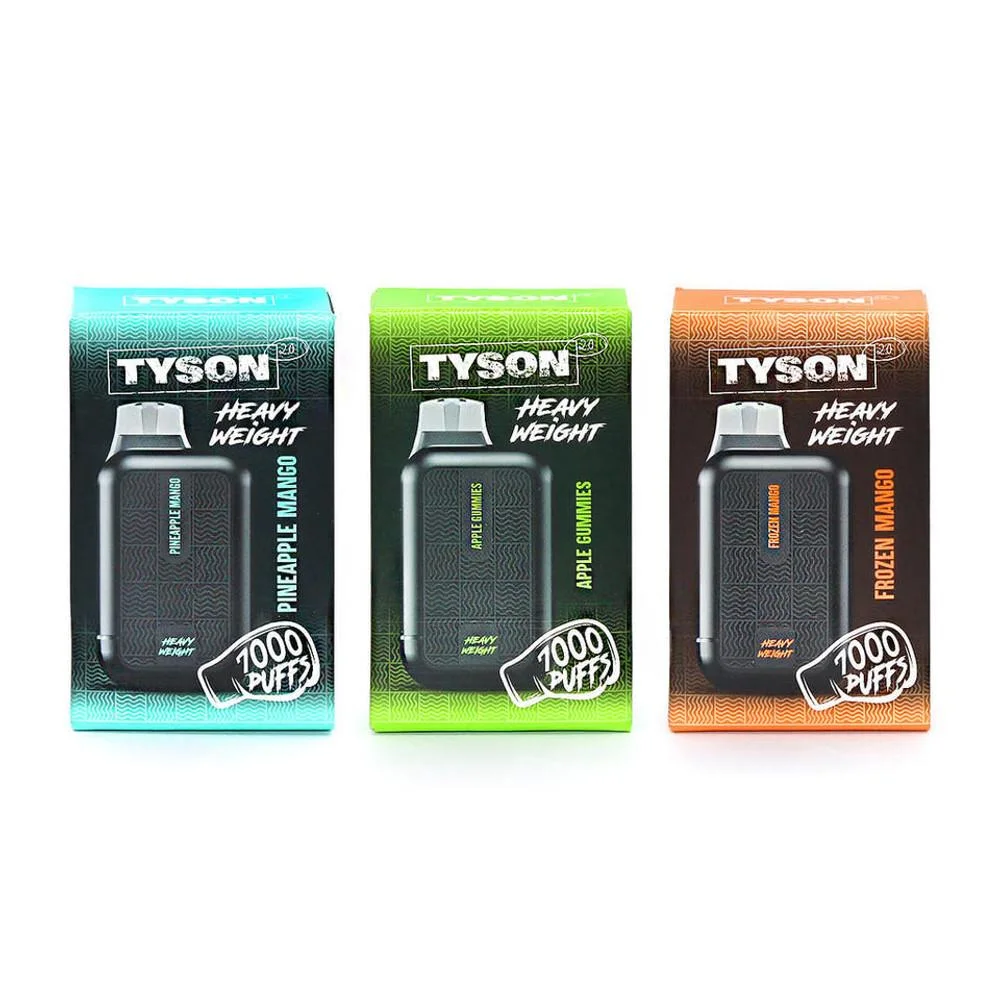 High Quality Hot Sale Tyson 2.0 7000 Puffs OEM ODM Disposable E-Cigarette Wholesale Vape