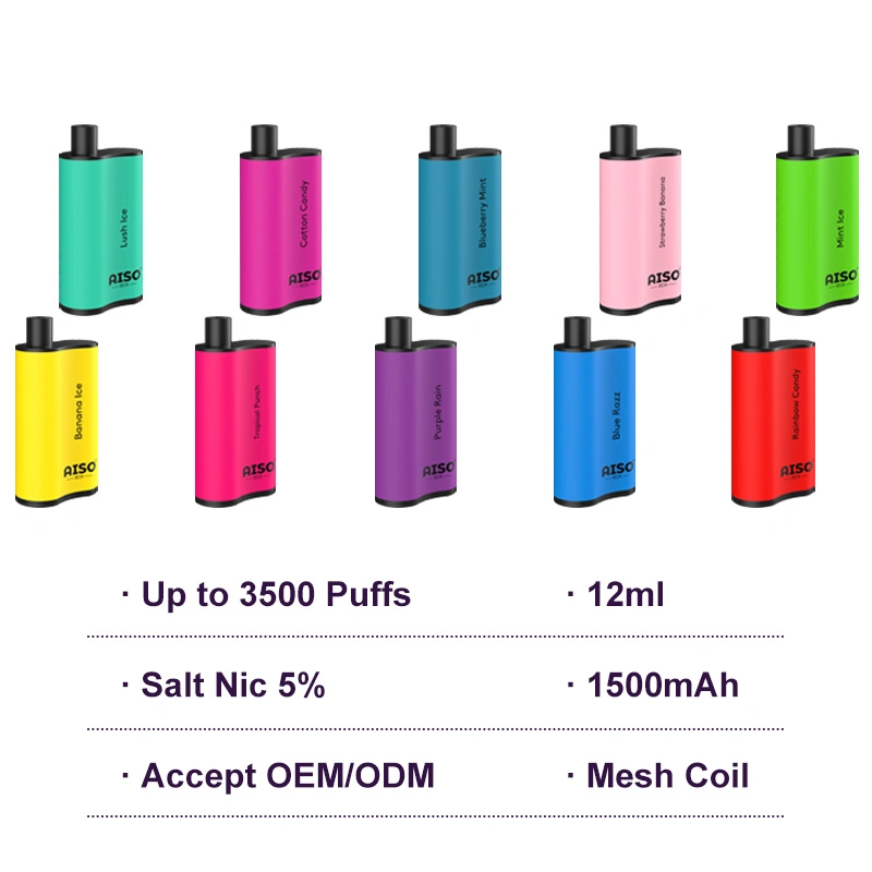 2022 Disposable Vape Pen Disposable Vapor Kit 3500puffs