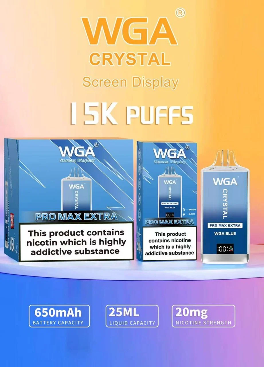 Wga Crystal 15000 Puff Dropshipping Zbood Alibaba Shopping Puff Cute Mini Mesh S9000 Tiger Blood Atomizer Dispsoable Vape