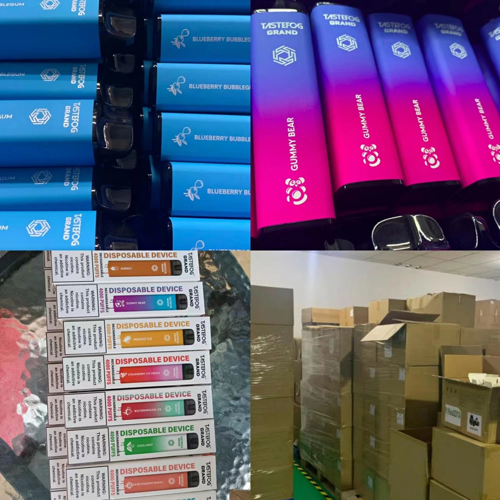 Wholesale 4000 Puffs Tastefog Grand Cube Big Cloud Mesh Coil Disposable Ecig Pod Vape