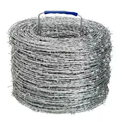 Twist 400m 500m 50kg Per Roll 50kg-Barbed-Wire-Price Barbed Wire Coil