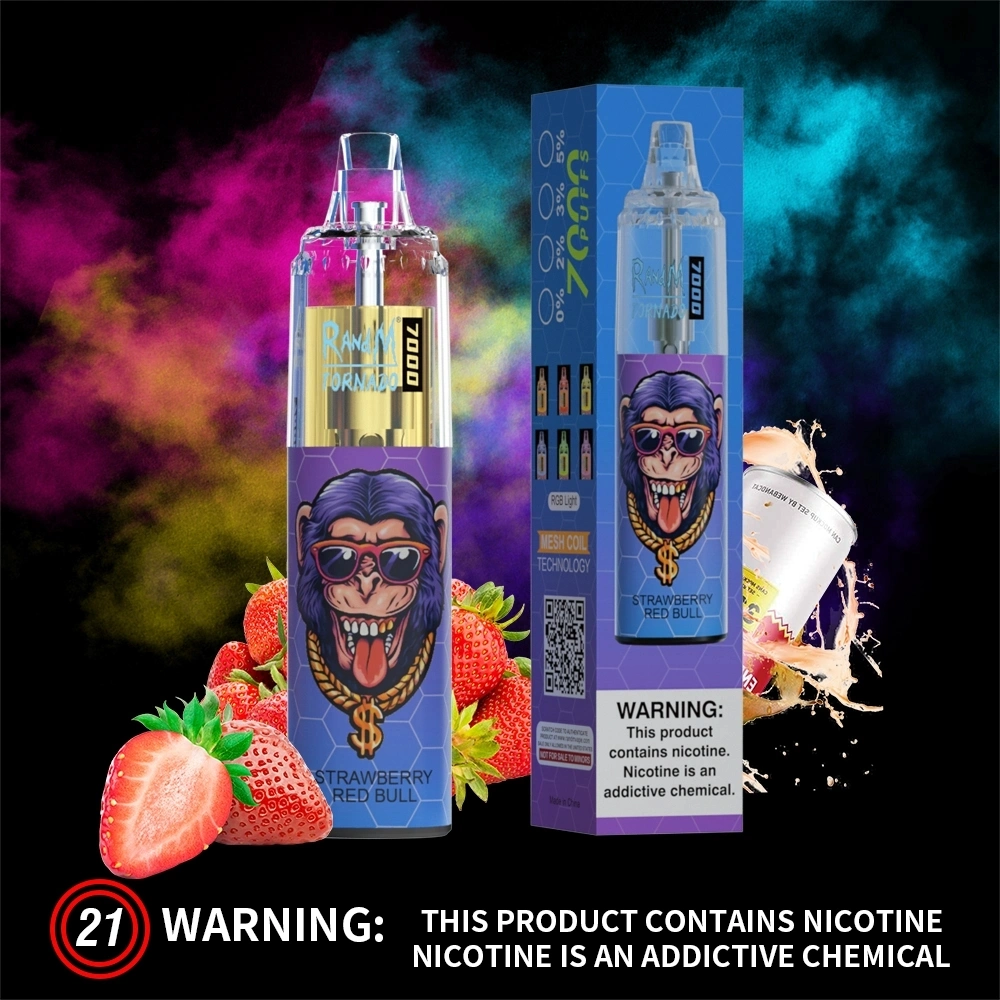 Original Randm Tornado 7000 Puffs 2% Nicotine 850mAh Type-C Disposable Vape