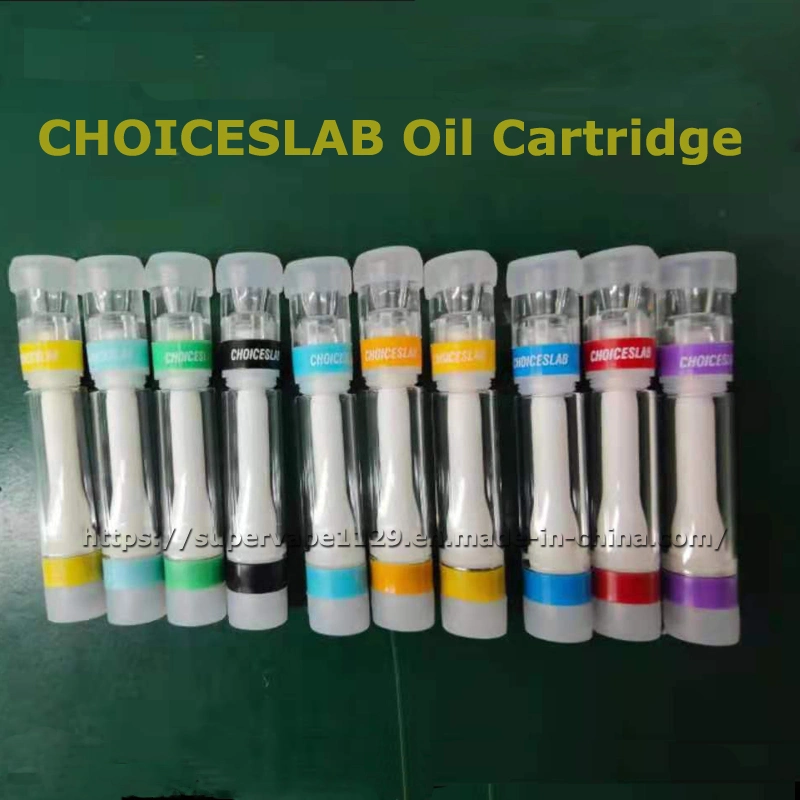 Hot Choiceslab Vape Catridges Ceramic Coil Holographic Packaging 0.8ml Empty Choiceslab Carts