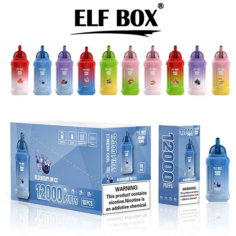 Elf Box 12000puffs Wholesale I Vape Rechargeable Disposable E Cigarette Elf Bang 15000 Puffs Vs Tornado 9000 Puffs Vape