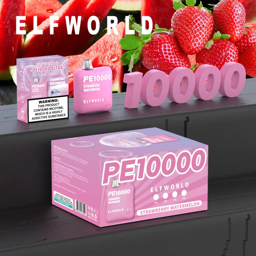 Elfworld Wholesale Disposable Device Elf 2500 5000 6000 7000 7500 8500 9000 10000 Orion Lost Puff Bar Custom Raz Vaporizer I E Cigarette Vape Pen Mesh Coil Bar