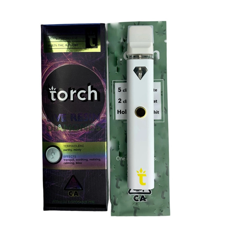 No Leaking New Torch Diamonds Disposable Thick Oil Vape Pen Emtpy Rechageable Vape