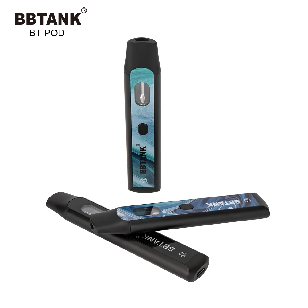 Bbtank All Glass Disposable Vape 1g 0.5g Delta Thick Oil Vaporizer Pen