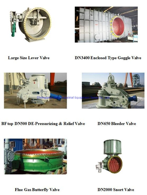 Metallurgical Industry Well Iriigation Type Upon/Under Seal Valve for Bf