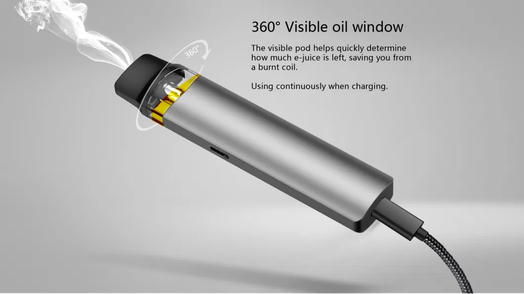 Safe and Reliable Dual Indicator Light Intelligent Sentry Refilling Vape E-Cigar