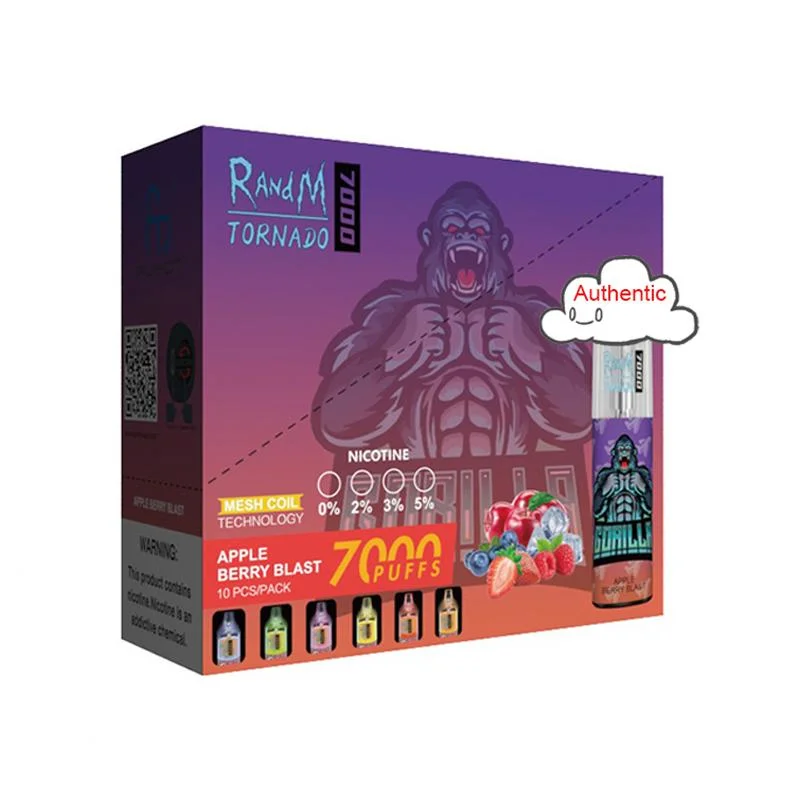 Wholesale Authentic Randm Tornado 7000 Puffs Disposable Vapes