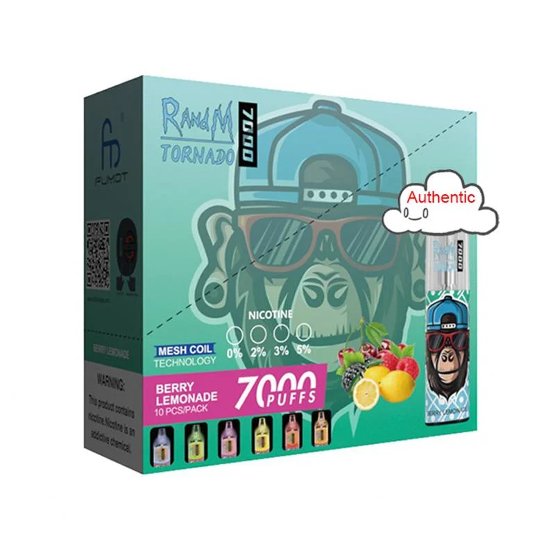 Wholesale Authentic Randm Tornado 7000 Puffs Disposable Vapes