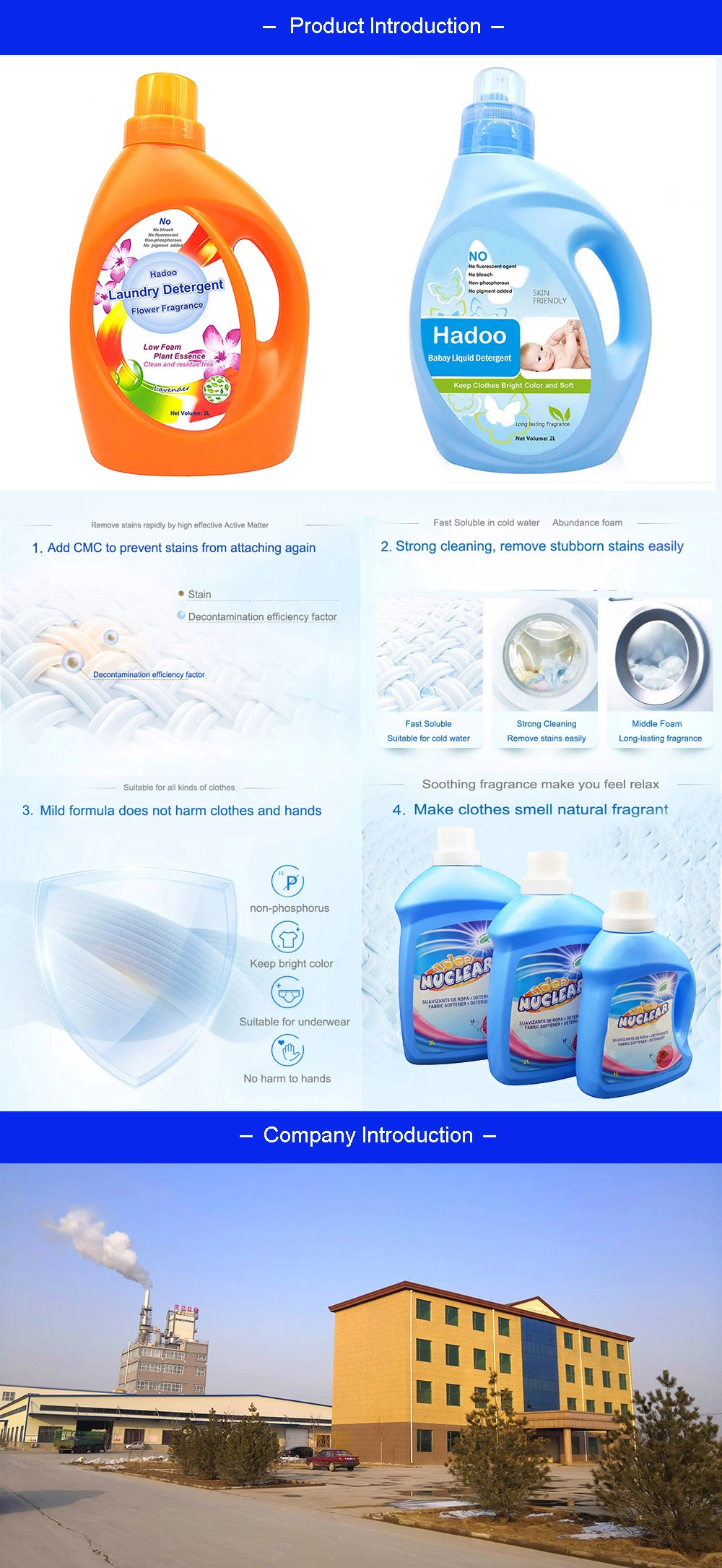 High Quality Antibacterial Detergent Liquid in 3kg 2kg 1kg 500ml 200ml 100ml Refill Bags