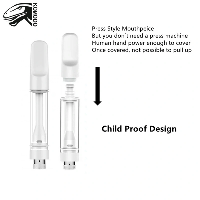 Full Ceramic Cartridge Child Proof 510 Disposable Vape Carts