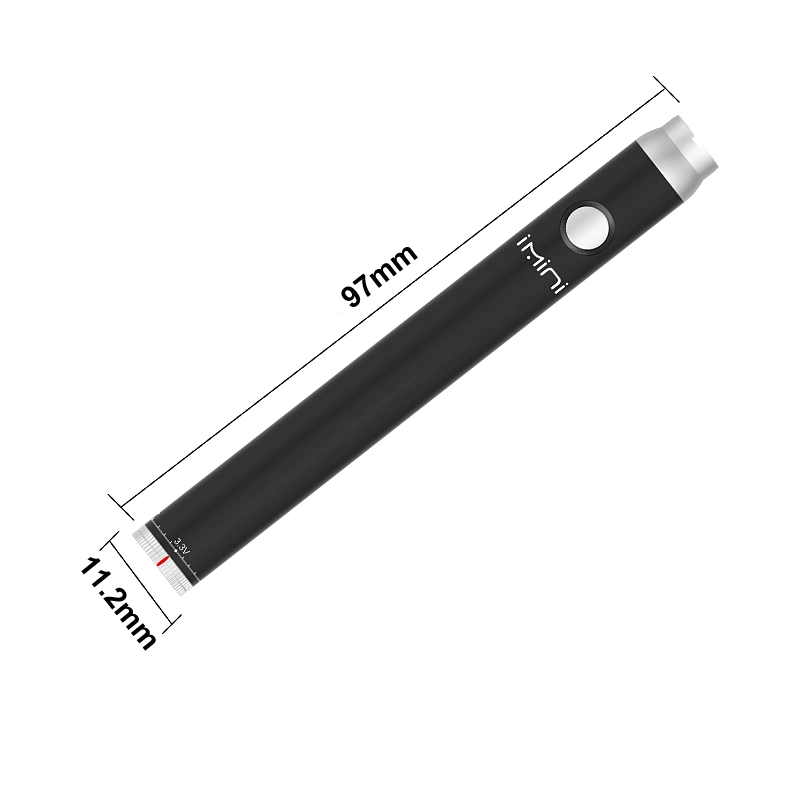 OEM Rechargeable Battery 510 Tread Disposable Vape Pen 350mAh Imini Avv Twist Battery for Thick Oil Cartridges