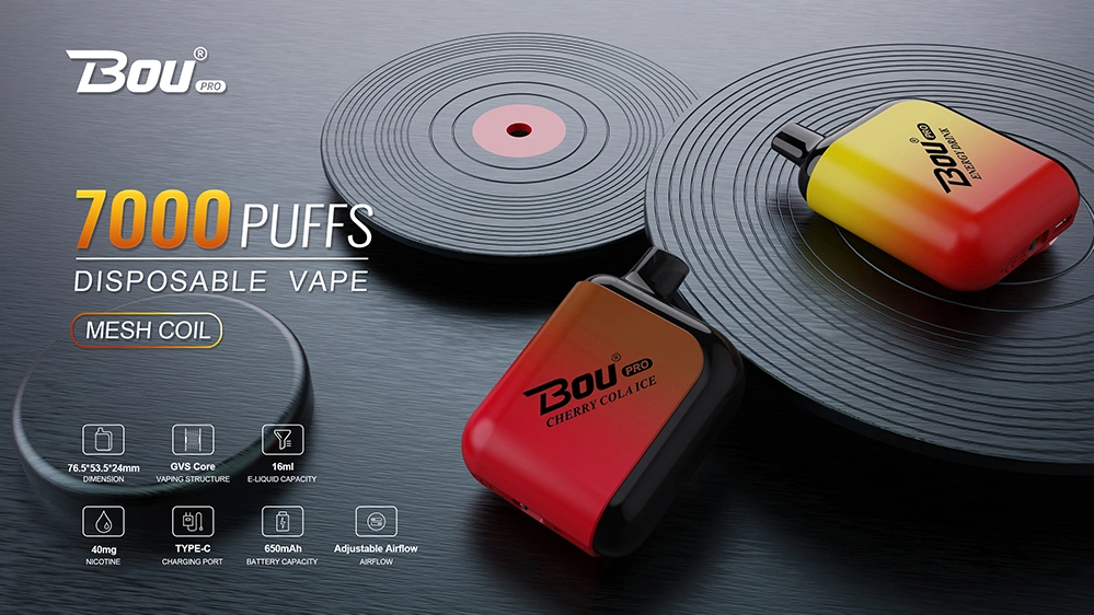 Bou Soft Box E-Cigarette Disposable Electronic Atomizer Vape 4000puff