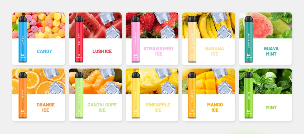 Best Fruit Flavor Freeton Shion E Liquid Freeton 1500 Pufffs Disposable Vape Pod Kits