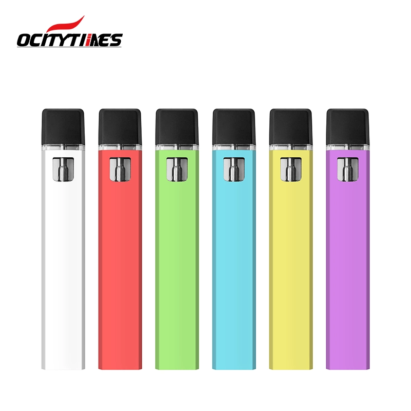 Ocitytimes Disposable Ceramic Vape Pen Cartridge Refillable Prefilled 1ml Vape Pod