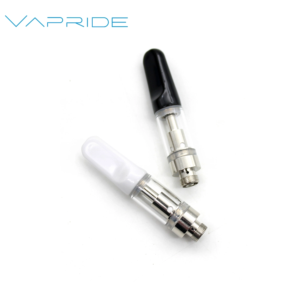 Vapride No Leakage 0.5ml 1.0ml Ceramic Coil Carts Ceramic Tip Glass 510 Cartridges Vaporizer Atomizer