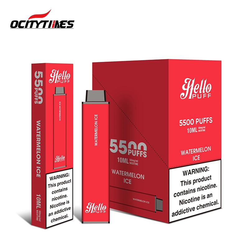 Ocitytimes 2021hottest 4500puffs Delta8 Disposable Vape Pen Cartridge Flavors