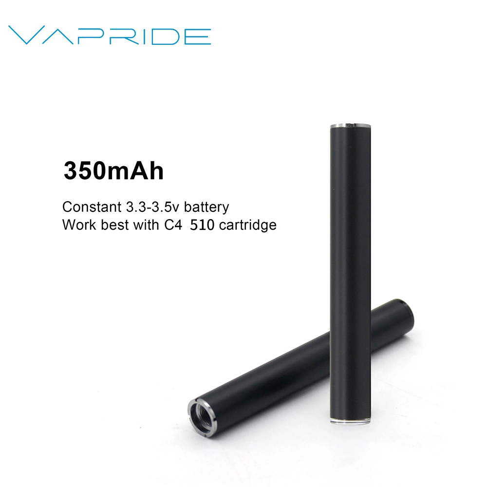 Electronic Cigarette 510 Thread Buttonless Vape Battery 350mAh