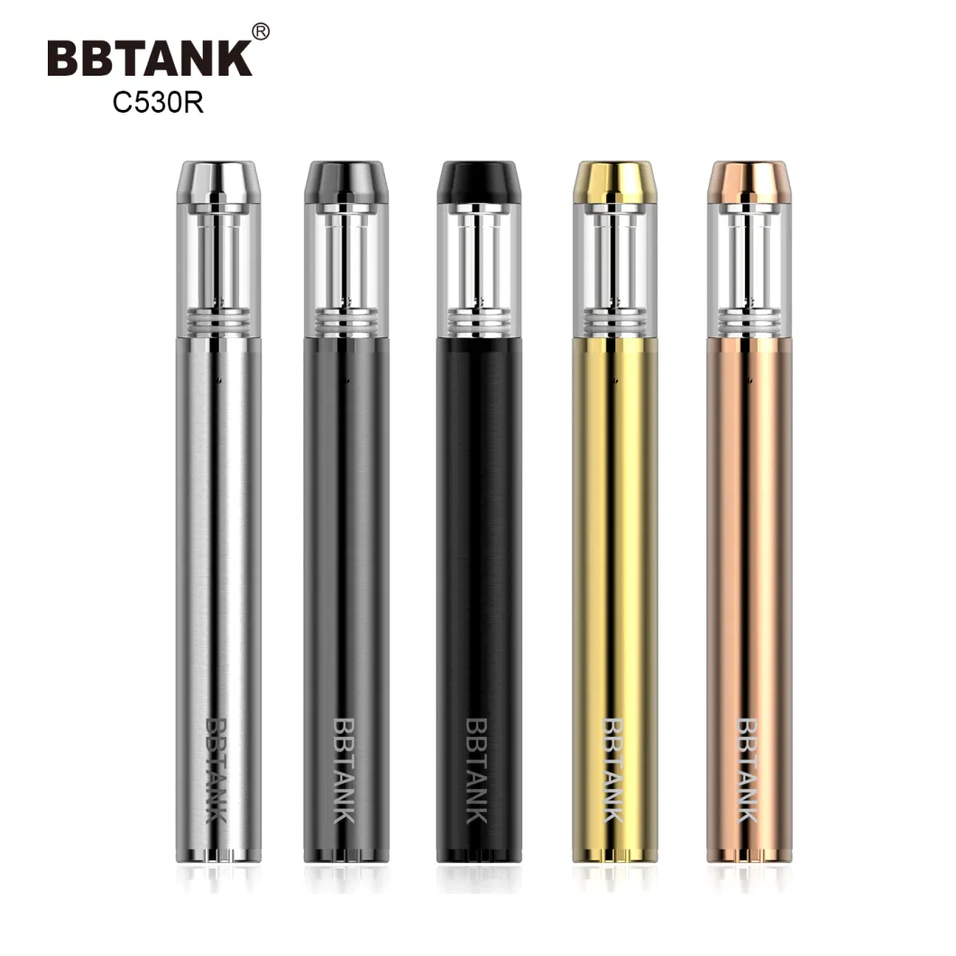 Ceramic Heating Coils Disposable Pen Pod System 530mAh Disposable Vape Pen Rechargeable Disposable Vape Pen