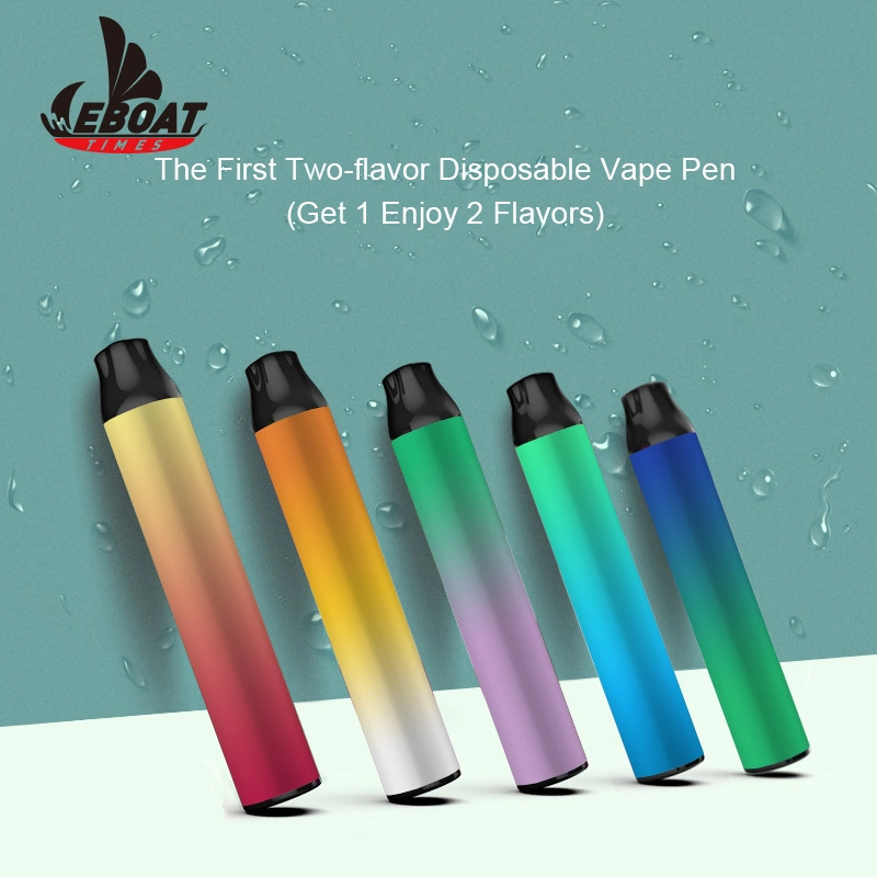 Wholesale Dual Flavors in One Vape 3ml+3ml Oil Tank Disposable Vaporizer