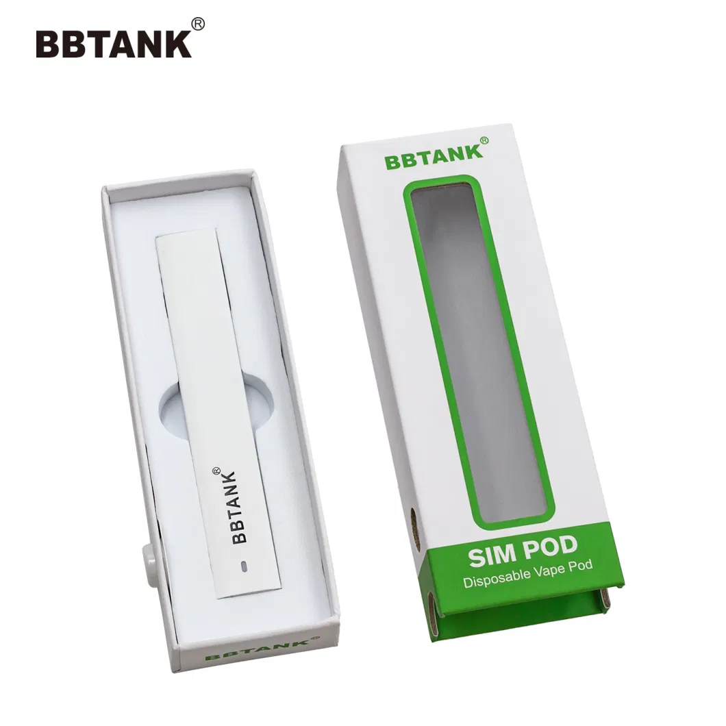 Newest Custom 2ml Bbtank Cotton Free Dual Airflow Disposable Vape Pod Pen