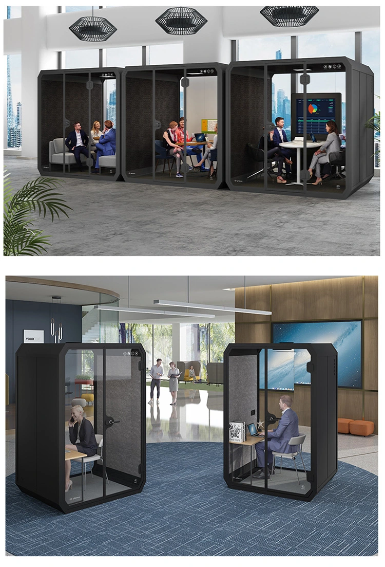 Hot Sale Office Furniture Meeting Acoustic Soundproof Phone Booth Privacy Pod Transparent Home Office Pod