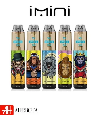  Новый дизайн Imini 8000puffs набор перьев Vape предварительно заполненный регулируемый Воздушный клапан E-Cigarette