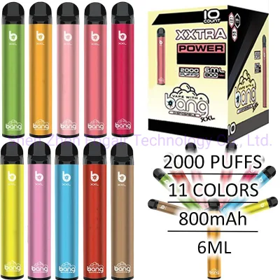 Аккумулятор Bang XXL Disposable Cigarette Xxtra Vape Pen Kit 800 мА/ч. измеритель 6 мл