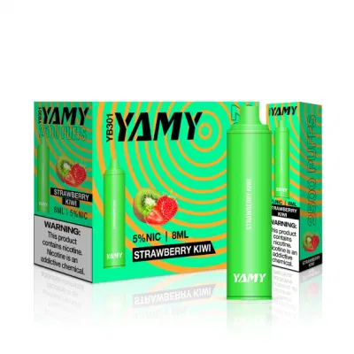 E сигареты Yamy Yb301 новейшей 2500 Puffs вала автомобиля более 1350 Мач одноразовые Vape перо 10 вкусов OEM 8 мл