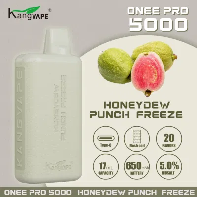 Кожаные кожаные шкурки Kangvape Onee PRO 5000 Ментол одноразовый, обезьяна