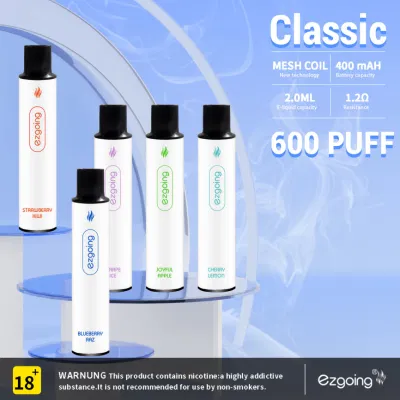  600puff Пуфет TPD-Registered E-Liquid 2 мл Super E зарядное устройство для крючков