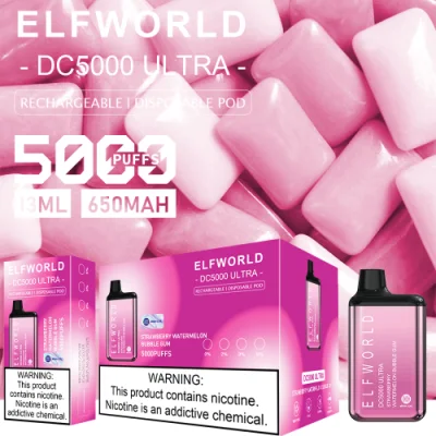 Одноразовые Vape Elfworld DC5000 Ultra хорошего вкуса высокого качества E-Vape сигарет в салоне