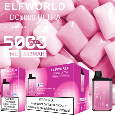  Одноразовые Vape Elfworld DC5000 Ultra хорошего вкуса высокого качества E-Vape сигарет в салоне