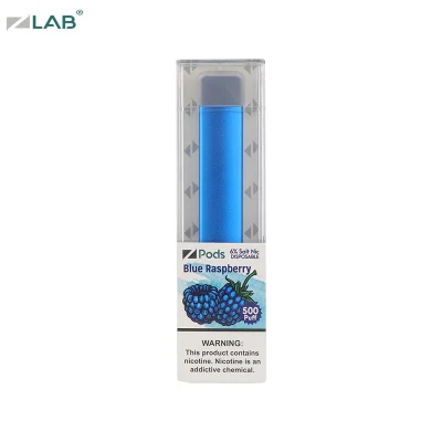Zlab 1.4ml синий малины вкус E сок Vape одноразовые Pod системы электронных сигарет