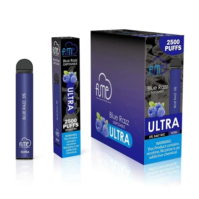 Высококачественные популярные одноразовые венцы Vape Fume Ultra 2500 puffs Fruilter Вкус Вапес