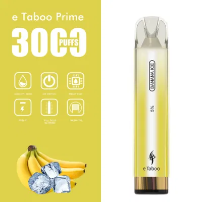 Одноразовый карандаш Etaboo Vape Pen Plus 3000puffs фруктовый аромат Vs Puff Плюс XXL 0%/2%/5% соль никотин Ecig Оптовая OEM Light
