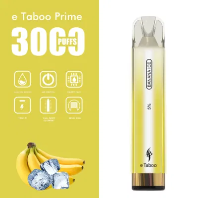  Одноразовый карандаш Etaboo Vape Pen Plus 3000puffs фруктовый аромат Vs Puff Плюс XXL 0%/2%/5% соль никотин Ecig Оптовая OEM Light