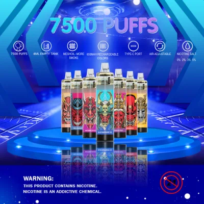 2022 хорошего вкуса быстрая доставка Fumot Randm ослепляет 7500 Puffs одноразовые Vape